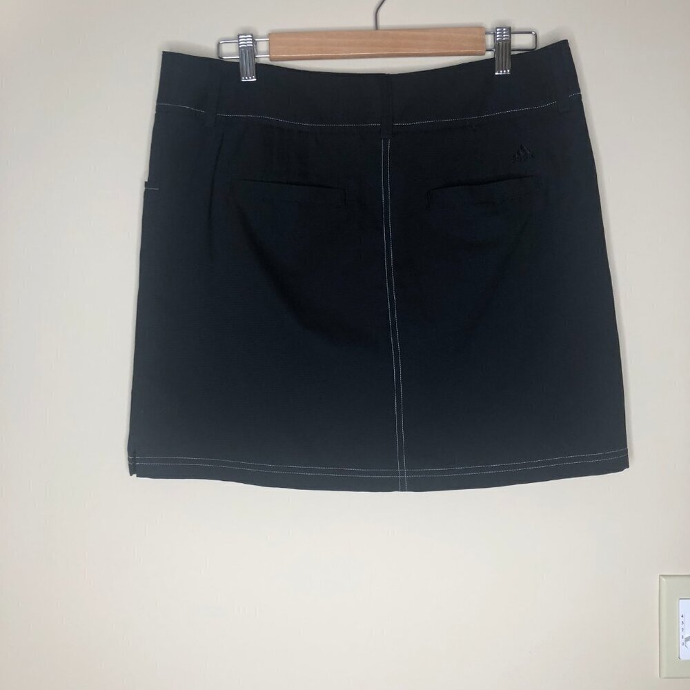Adidas ClimaCool Golf Skort, Black, Size 10 - Picture 4 of 10